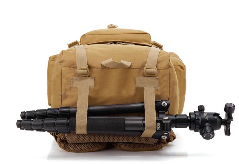 حقيبة ظهر تكتيكية احترافية 90 لتر - نايلون 800D مقاوم للماء - Sac à dos Randonnée Professionnel 90L - Nylon 800D Étanche Kaki