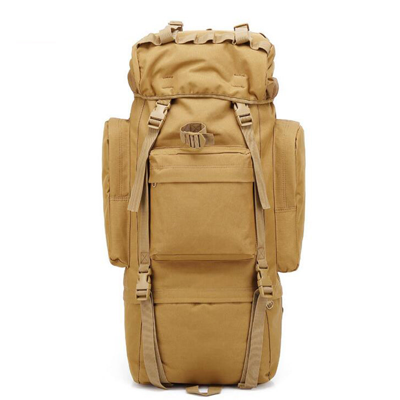 حقيبة ظهر تكتيكية احترافية 90 لتر - نايلون 800D مقاوم للماء - Sac à dos Randonnée Professionnel 90L - Nylon 800D Étanche Kaki