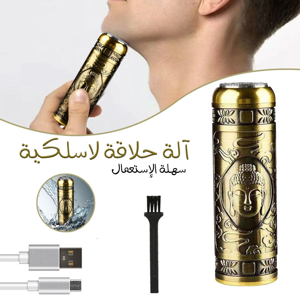 ماكينة حلاقة صغيرة احترافية مقاومة للماء قابلة للشحن HW-T8 - Mini Rasoir Professionnel Étanche Rechargeable HW-T8 Acier