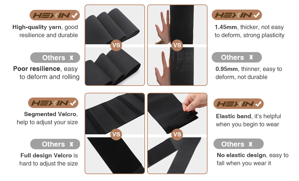 حزام تخسيس البطن 4 متر - مشد حراري للخصر - Ceinture Amincissante Abdominale 4M - Gaine Minceur Thermique