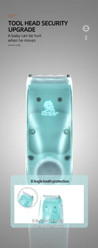 ماكينة حلاقة شعر الأطفال VGR V-151 صامتة بشفط تلقائي وشاشة رقمية - Tondeuse Cheveux Bébé VGR V-151 Silencieuse, Aspiration Auto, Écran Digital