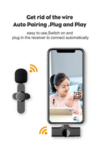 ميكروفون K11 لاسلكي كليب للتسجيل (أندرويد/آيفون) - Microphone Cravate Sans Fil K11 pour Enregistrement Audio Vidéo (Android/iPhone)