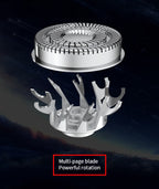 ماكينة حلاقة صغيرة احترافية مقاومة للماء قابلة للشحن HW-T8 - Mini Rasoir Professionnel Étanche Rechargeable HW-T8 Acier