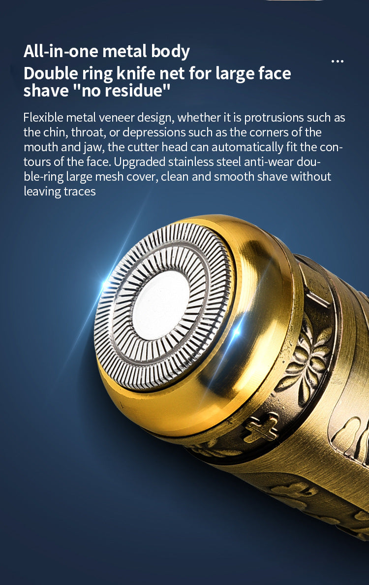 ماكينة حلاقة صغيرة احترافية مقاومة للماء قابلة للشحن HW-T8 - Mini Rasoir Professionnel Étanche Rechargeable HW-T8 Acier