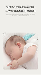 ماكينة حلاقة شعر الأطفال VGR V-151 صامتة بشفط تلقائي وشاشة رقمية - Tondeuse Cheveux Bébé VGR V-151 Silencieuse, Aspiration Auto, Écran Digital