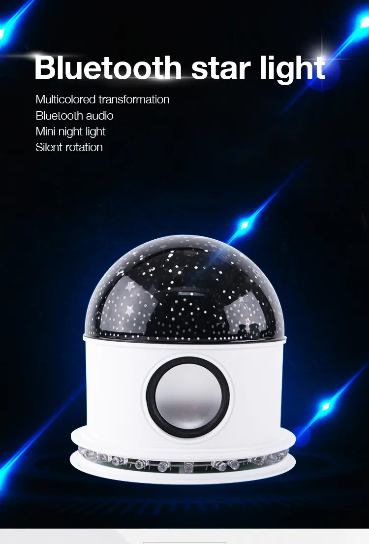 مصباح LED بلوتوث مع مكبر صوت وتأثيرات ضوئية سحرية - Ampoule LED Bluetooth Haut-parleur Effet Lumière Scène Magique