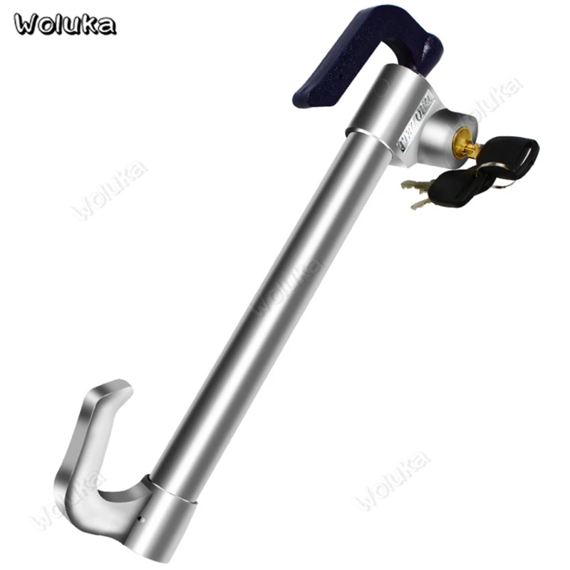 Serrure antivol Standard de frein et volant rétractable double crochet En Acier Inoxydable - قفل مضاد للسرقة فرامل وعجلة قيادة من الفولاذ المقاوم للصدأ