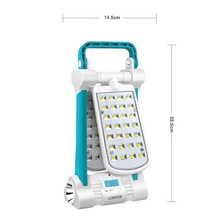 مصباح تخييم LED قابل لإعادة الشحن LONTOR مع منفذ DC CTL-OL095U - Lanterne de camping LED rechargeable LONTOR avec port DC CTL-OL095U