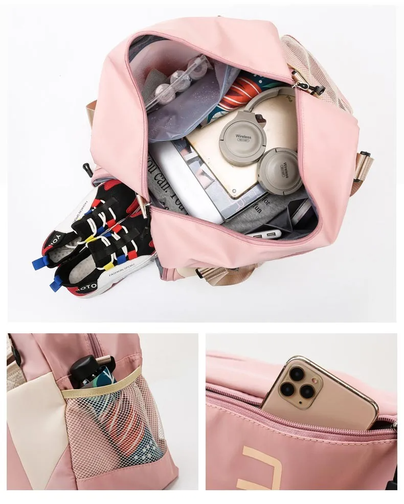 حقيبة رياضية ZAOQIU أكسفورد مقاومة للماء للرجال والنساء - للسفر والجيم - ZAOQIU Sac de Sport Oxford Imperméable Homme Femme - Voyage & Gym