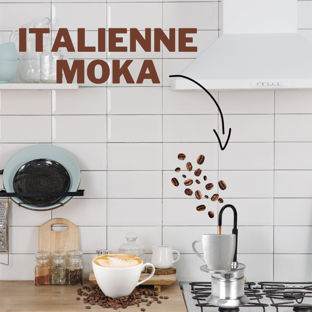 Cafetière Italienne Moka à Tube en Alliage d'Aluminium 50ml - ماكينة صنع قهوة الموكا الإيطالية بأنبوب من سبائك الألومنيوم