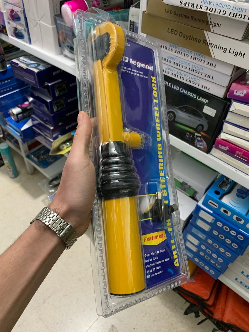 قفل ناقل الحركة ومكبح اليد للسيارات - عصا أمان ضد السرقة - Canne Antivol Frein à Main Levier de Vitesse - Sécurité Voiture Universelle