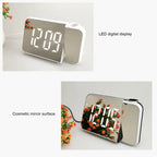 منبه رقمي ذكي Quickdz Shop مع بروجيكتور 180°، عرض حرارة، USB وغفوة DS-8590L - Réveil Numérique Intelligent Quickdz Shop avec Projecteur 180°, Température, USB & Snooze DS-8590L