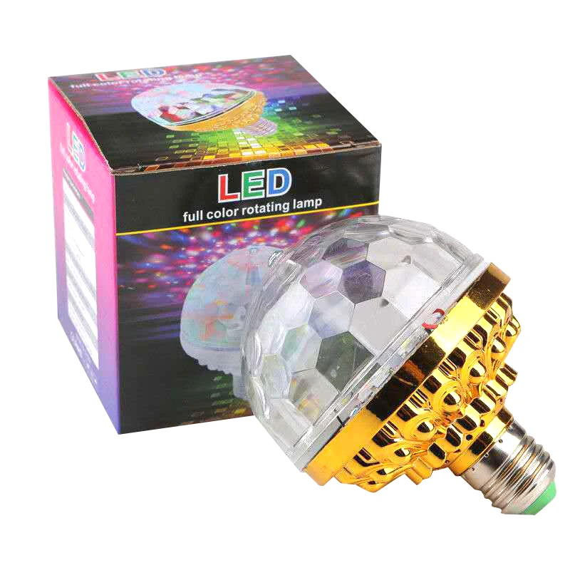 لمبة حفلات LED دوارة متعددة الألوان ديسكو - Lampe de Fête LED Rotative Multicolore Disco