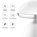 Lampe de chevet LED à capteur tactile Champignon à intensité variable RGB