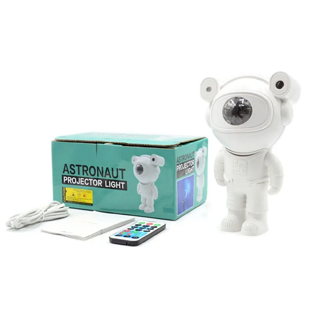مصباح إسقاط نجوم رائد فضاء بلوتوث مع ريموت - Projecteur Galaxie Astronaute Bluetooth avec Télécommande