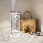 مصباح كريستال مرطب جو وموزع عطر USB 900 مل - Lampe Cristal Humidificateur & Diffuseur d'Arôme USB 900ml