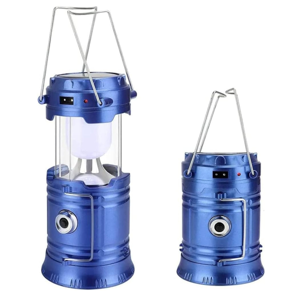 مصباح تخييم 2 في 1 قابل للطي يعمل بالطاقة الشمسية YD-3589 - Lampe de Camping 2IN1 Rechargeable Solaire Pliable YD-3589