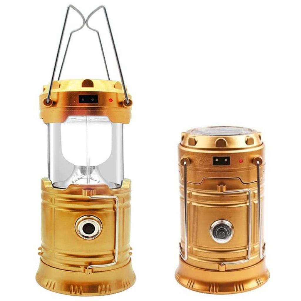 مصباح تخييم 2 في 1 قابل للطي يعمل بالطاقة الشمسية YD-3589 - Lampe de Camping 2IN1 Rechargeable Solaire Pliable YD-3589