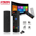 ماك-تيك فأرة طائرة ذكية لاسلكية 2.4G مع لوحة مفاتيح - Mac-Tech Télécommande Intelligente Sans Fil 2.4G avec Clavier et Souris Gyroscopique