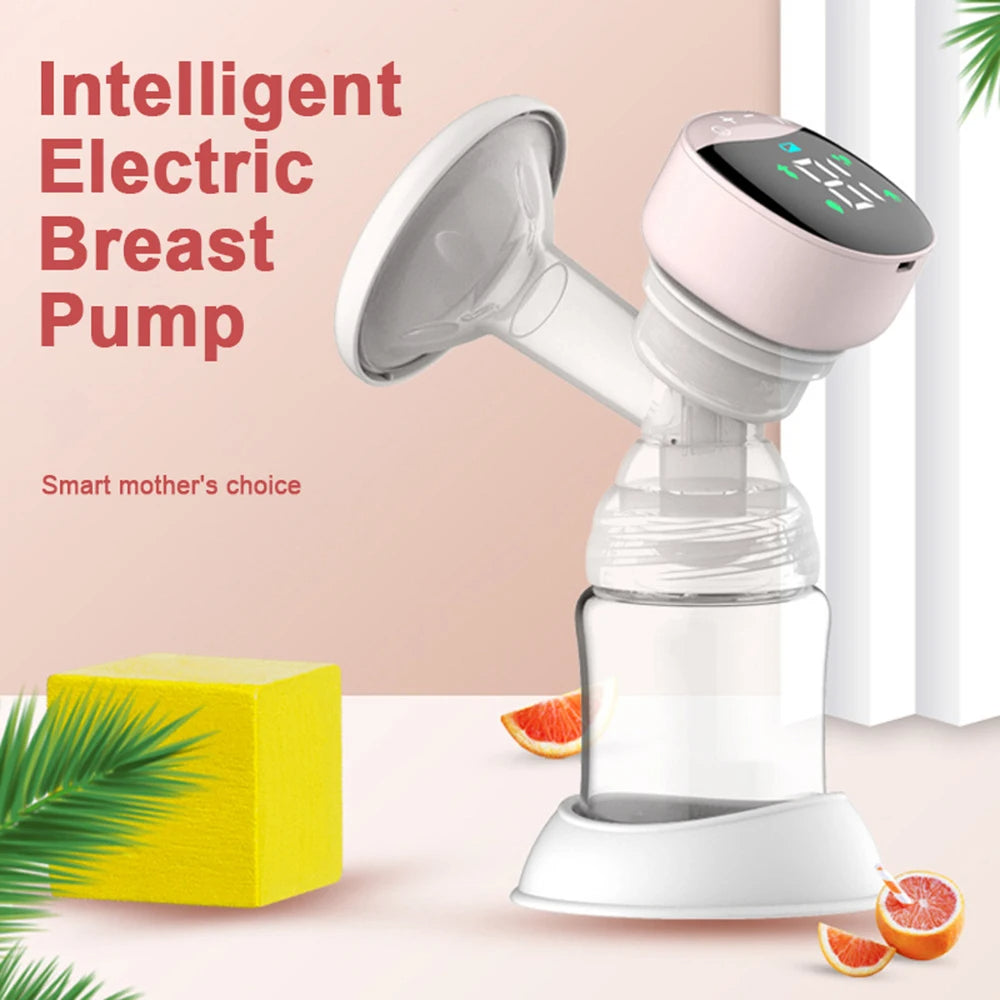 Tire-lait Électrique Intégré Mains Libres pour Allaitement, 4 Modes et 12 Réglables, Faible Bruit MY-374