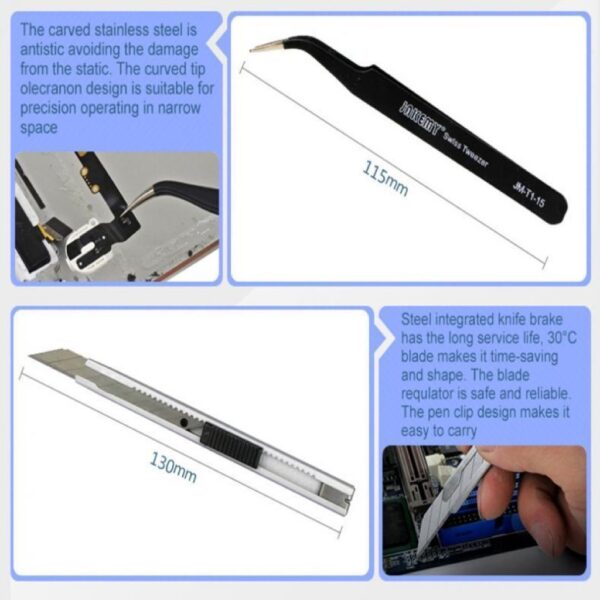 صندوق أدوات إصلاح MAC-TECH 47 قطعة - Caisse à Outils de Réparation MAC-TECH 47 pièces