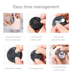 humidificateur avec horloge et Spray pour bureau 7 Couleur led 300 ML