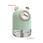 humidificateur avec horloge et Spray pour bureau 7 Couleur led 300 ML