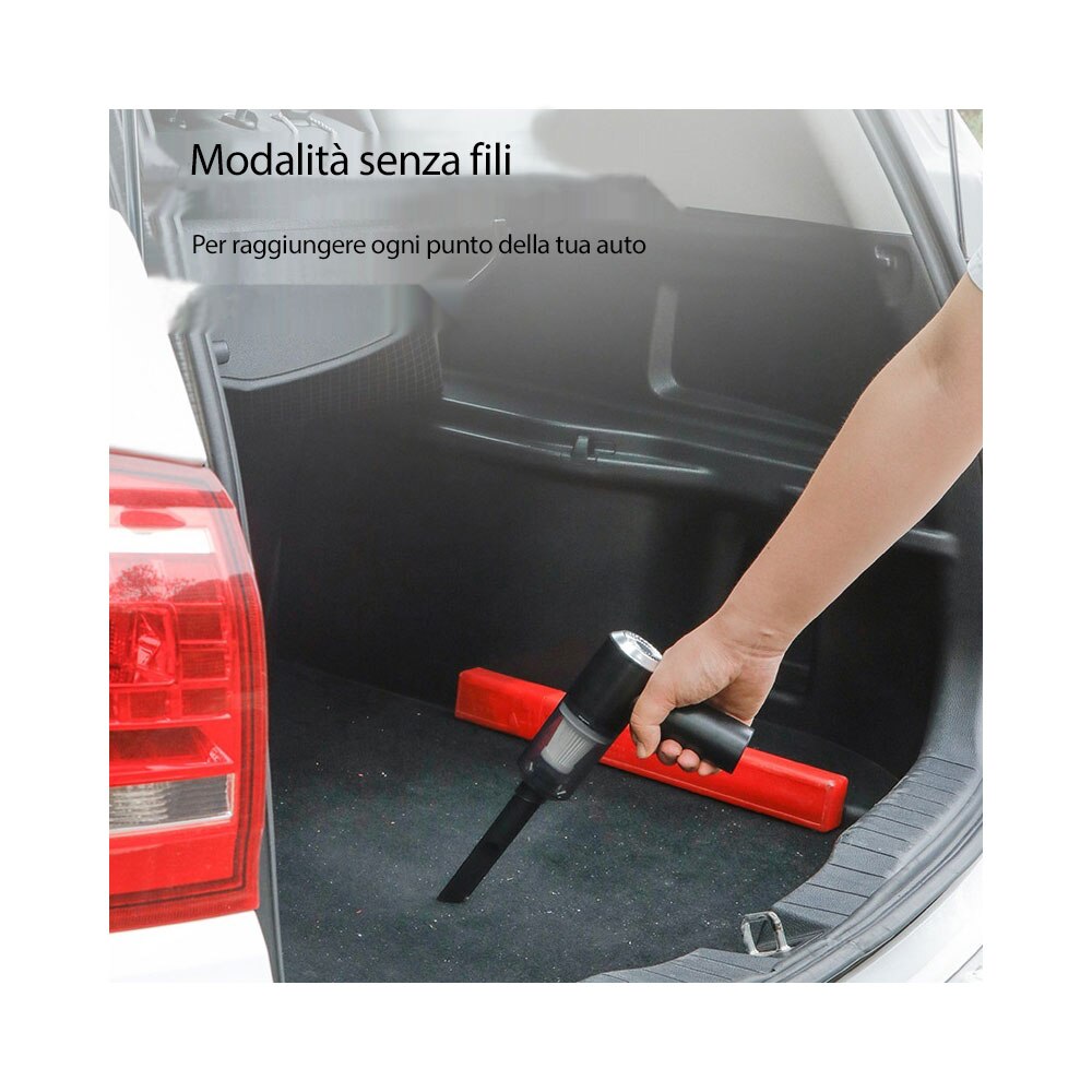مكنسة كهربائية لاسلكية 2 في 1 للسيارة والمنزل 12V 120W - Aspirateur sans fil 2-en-1 Voiture & Maison 12V 120W