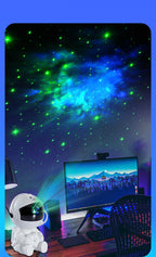 Projecteur LED Astronome Galaxy atmosphère étoilée, veilleuse LED pour chambre à coucher - مصباح رائد الفضاء