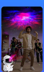 Projecteur LED Astronome Galaxy atmosphère étoilée, veilleuse LED pour chambre à coucher - مصباح رائد الفضاء