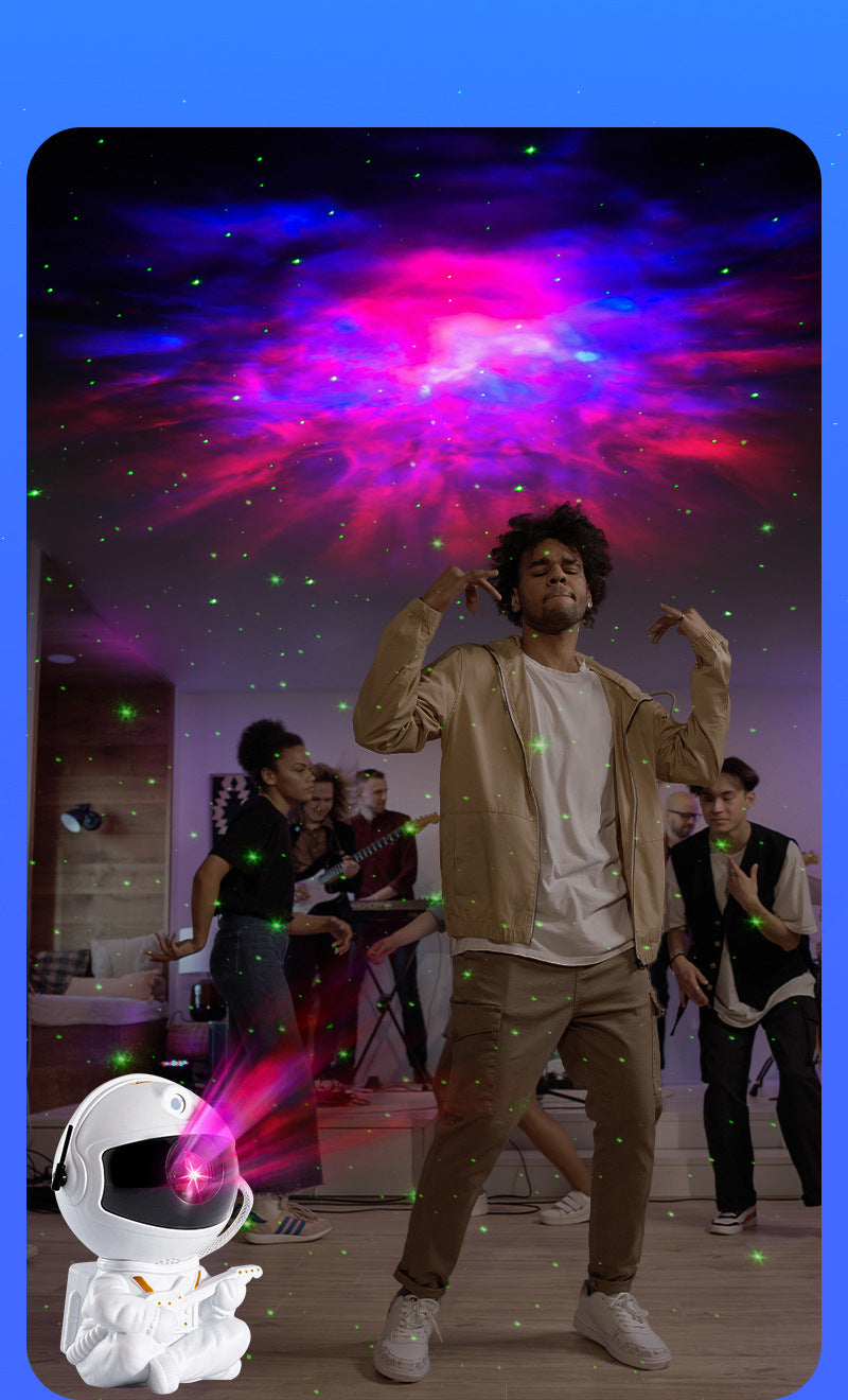 Projecteur LED Astronome Galaxy atmosphère étoilée, veilleuse LED pour chambre à coucher - مصباح رائد الفضاء