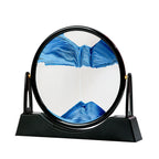 سبلييه رمل متحرك ثلاثي الأبعاد مع حامل - فن الرمال البحرية العميقة - Sablier 3D Art Sable Marin Profond avec Support - Décoration Relaxante