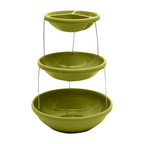وعاء تقديم قابل للطي 3 مستويات للحلويات والمقبلات - Bol de Service Pliable 3 Niveaux Torsadé pour Apéritifs & Bonbons