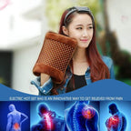 Oreiller d’eau chaude électrique auto-chauffant , pour Massage , douleurs musculaires – وسادة ماء ساخن كهربائية ذاتية التسخين لتدليك آلام العضلات