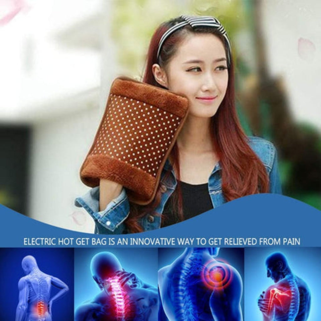 Oreiller d’eau chaude électrique auto-chauffant , pour Massage , douleurs musculaires – وسادة ماء ساخن كهربائية ذاتية التسخين لتدليك آلام العضلات