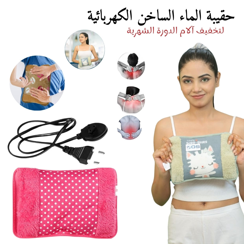 Oreiller d’eau chaude électrique auto-chauffant , pour Massage , douleurs musculaires – وسادة ماء ساخن كهربائية ذاتية التسخين لتدليك آلام العضلات