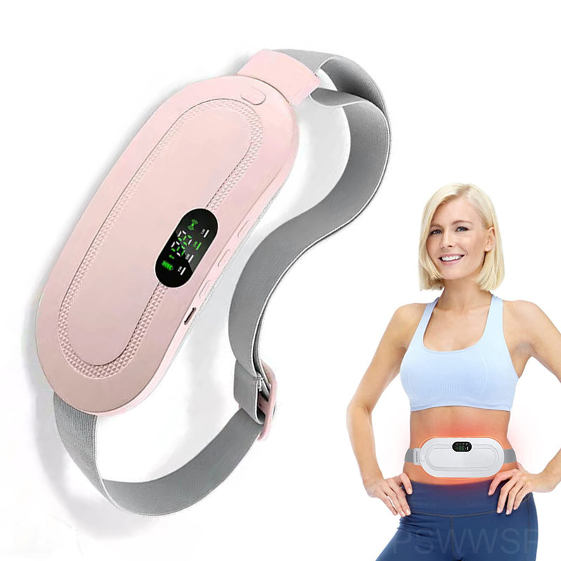 حزام تدفئة ومساج للدورة الشهرية | تسكين آلام البطن والخصر - Coussin Chauffant Menstruel Portable | Soulagement Douleur Abdominale