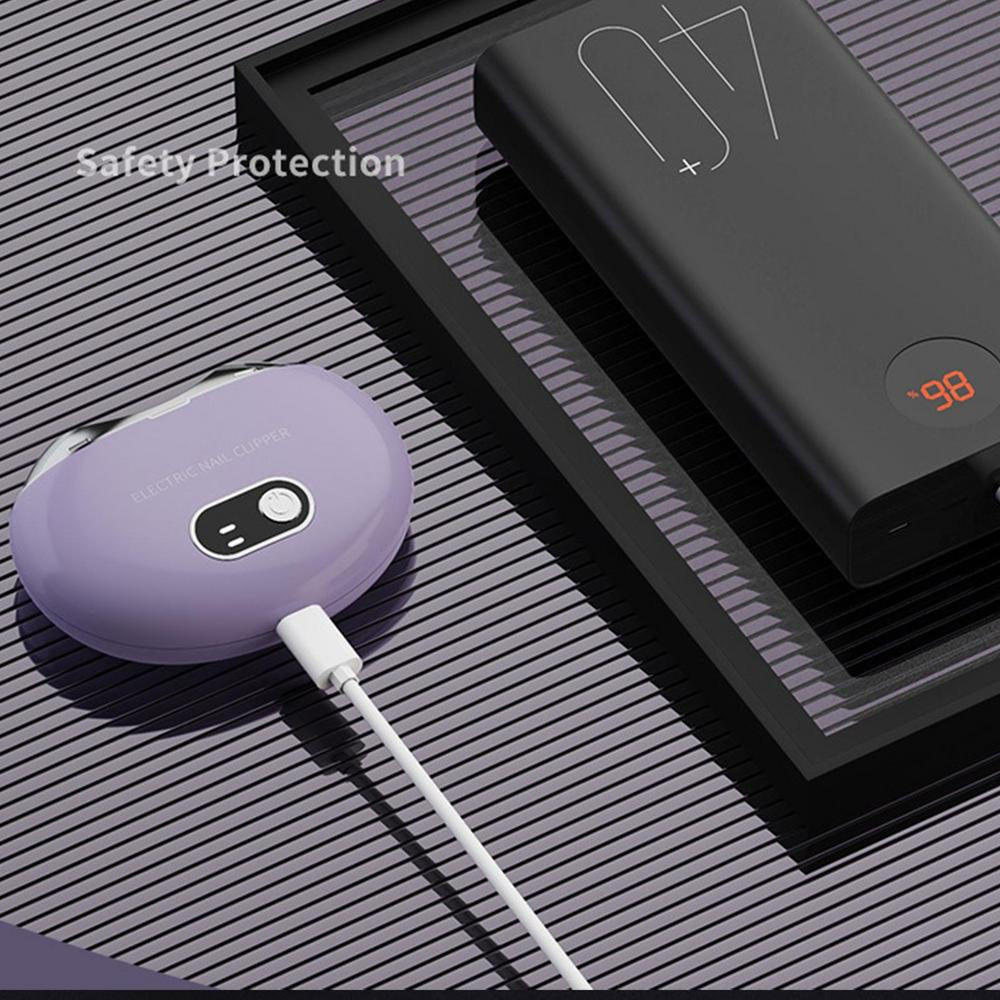 قصافة أظافر كهربائية أوتوماتيكية - مضادة للرذاذ، محمولة للجميع - Coupe-Ongles Électrique Automatique Anti-Éclaboussures Portable