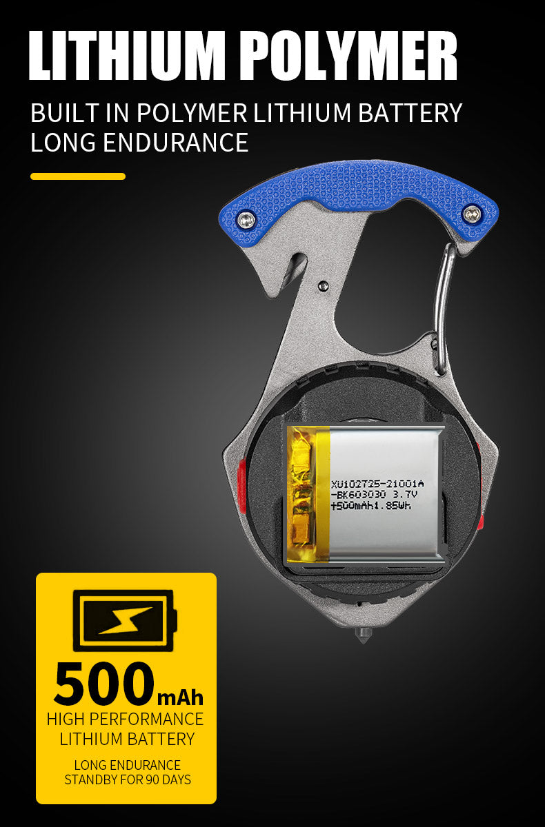 مصباح يدوي LED متعدد الوظائف مقاوم للماء قابل لإعادة الشحن | Quickdz Shop - Lampe de Poche LED Multifonctionnelle Étanche Rechargeable | Quickdz Shop