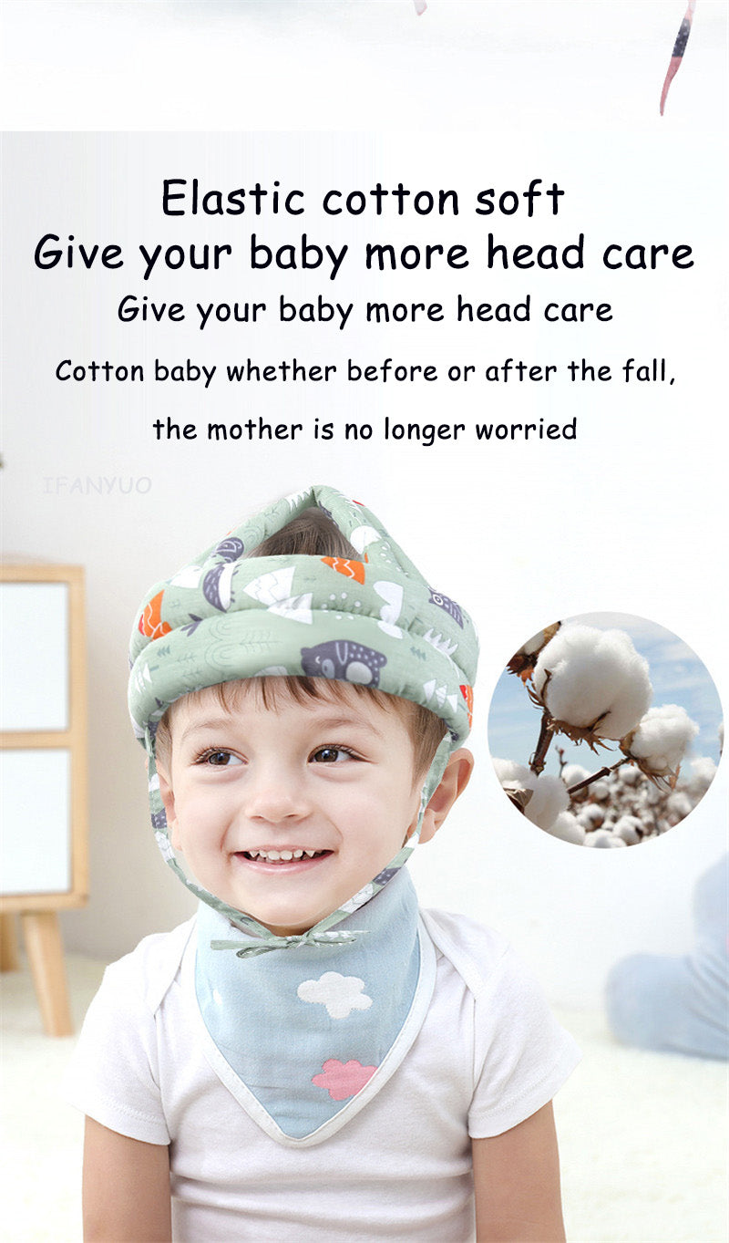 خوذة أمان 360° للأطفال (6-24 شهر) - متعدد الألوان - Casque de Sécurité Bébé 360° Anti-Choc (6-24 Mois) - Multicolore