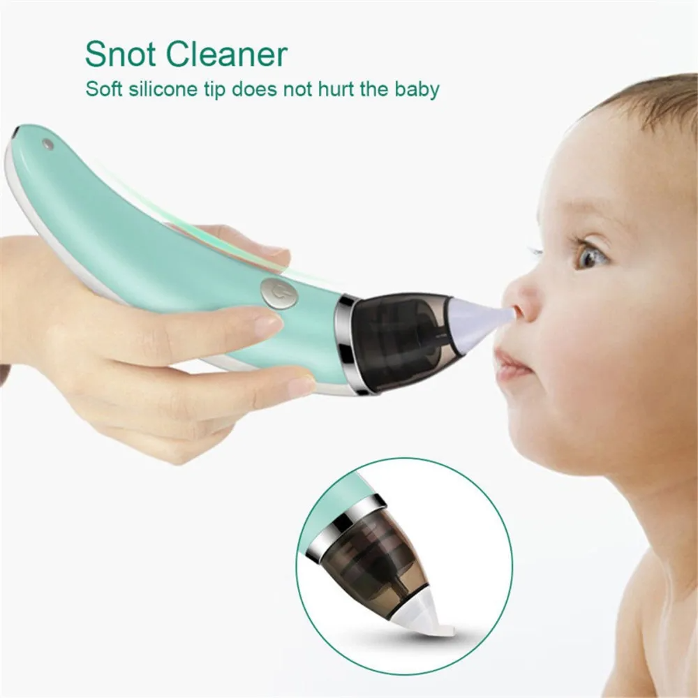 شفاطة الأنف الكهربائية للطفل 2 أحجام - Mouche Nez Aspirateur Nasal Électrique Bébé 2 Embouts