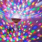 لمبة حفلات LED دوارة متعددة الألوان ديسكو - Lampe de Fête LED Rotative Multicolore Disco