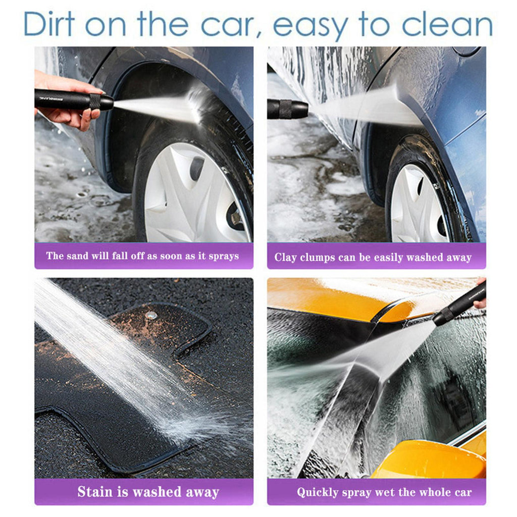 رشاش ماء عالي الضغط 3 أنماط | تنظيف سيارة حديقة منزل - Pistolet à Eau Haute Pression Portable 3 Modes | Nettoyage Voiture Jardin