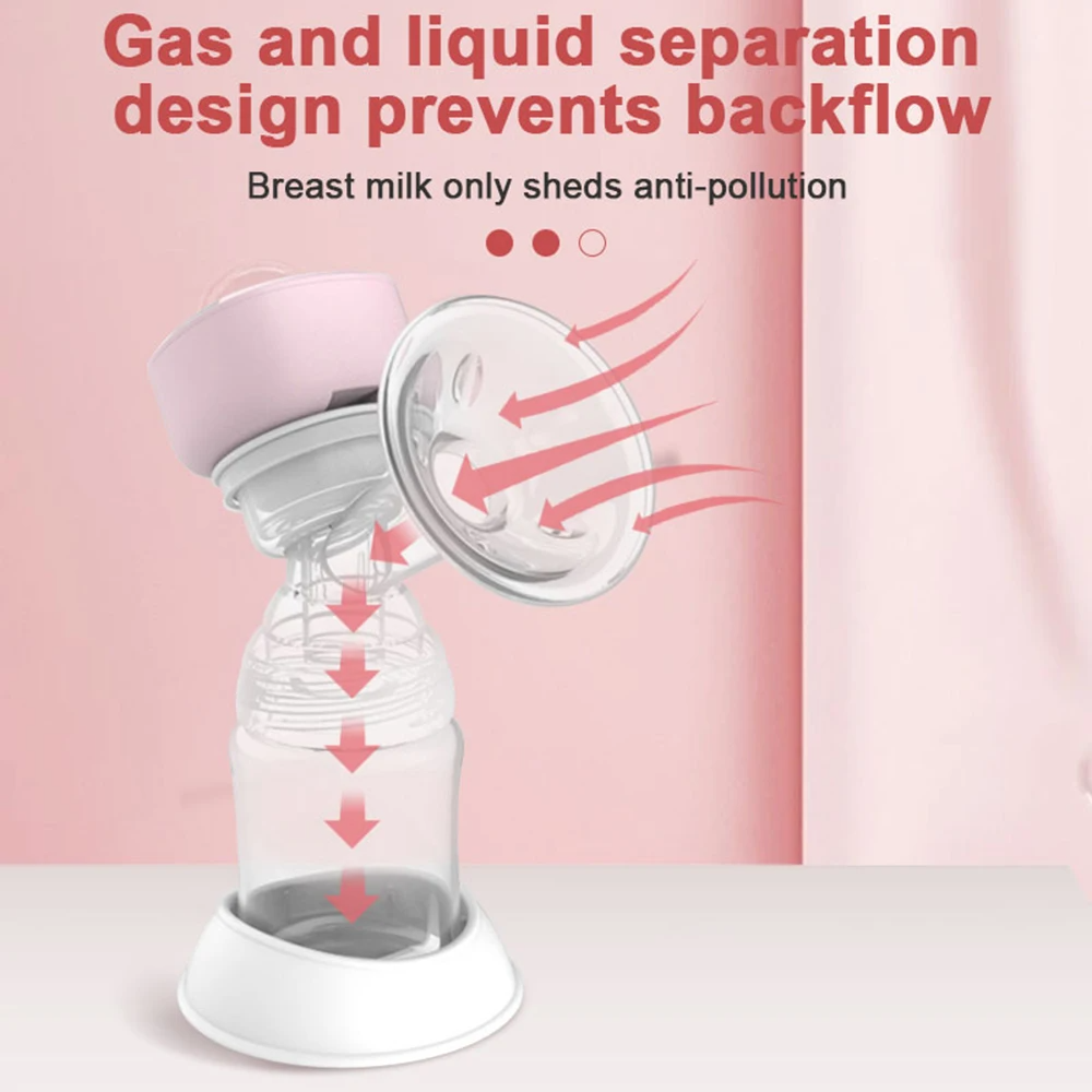 Tire-lait Électrique Intégré Mains Libres pour Allaitement, 4 Modes et 12 Réglables, Faible Bruit MY-374