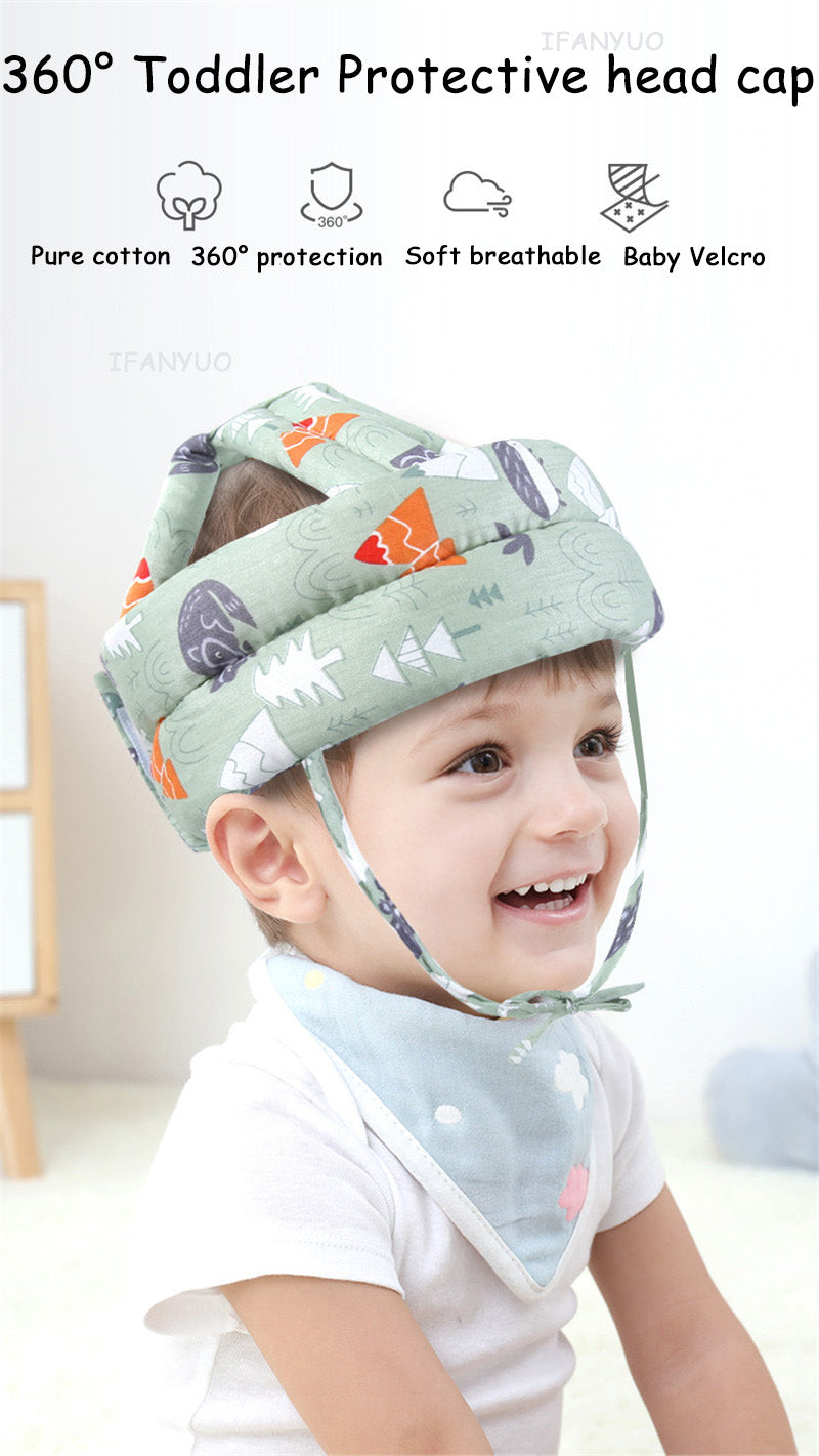 خوذة أمان 360° للأطفال (6-24 شهر) - متعدد الألوان - Casque de Sécurité Bébé 360° Anti-Choc (6-24 Mois) - Multicolore