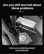 منظم حاجب شمس السيارة متعدد الوظائف من Quickdz Shop - Organisateur Pare-Soleil Voiture Universel Quickdz Shop avec Étui à Lunettes