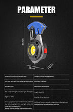 مصباح يدوي LED متعدد الوظائف مقاوم للماء قابل لإعادة الشحن | Quickdz Shop - Lampe de Poche LED Multifonctionnelle Étanche Rechargeable | Quickdz Shop