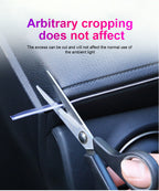 شريط إضاءة LED ألياف بصرية RGB للسيارة 12V - Quickdz Shop - Bande Lumineuse LED Fibre Optique RGB 12V pour Intérieur Voiture - Quickdz Shop