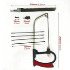 Scie à Arc Scie Manuelle Réglable Professionnelle Pvc Bois Fer 3 Fonctions De Réglage