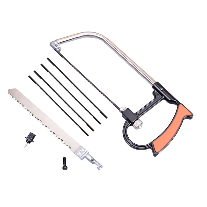 Scie à Arc Scie Manuelle Réglable Professionnelle Pvc Bois Fer 3 Fonctions De Réglage